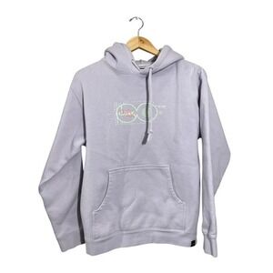 Cloak Hoodie Sweatshirt Mens Small Purple Night Vision Logo Graphic Pullover